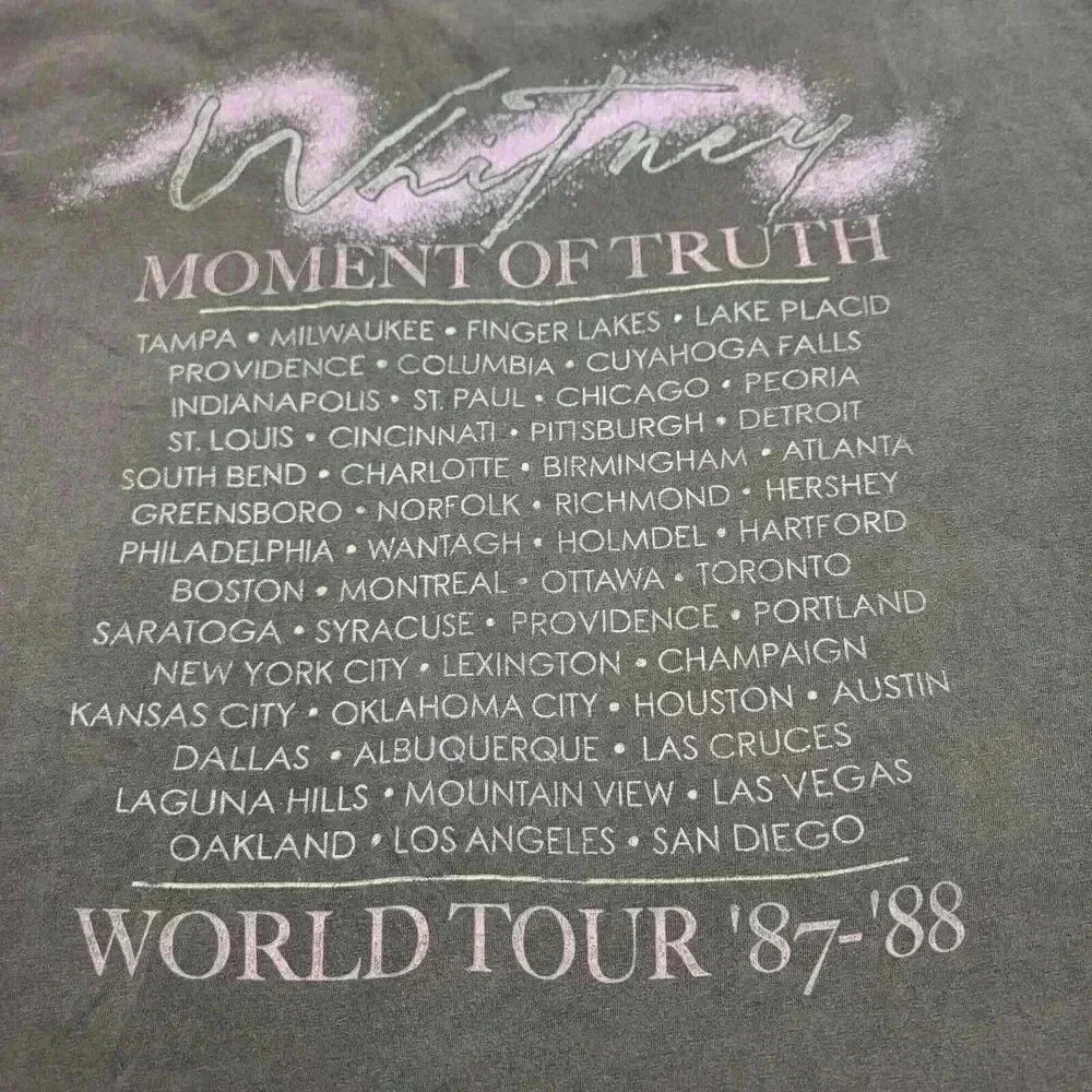 Daydreamer Black Whitney Houston Graphic Tee - Picture 9 of 14